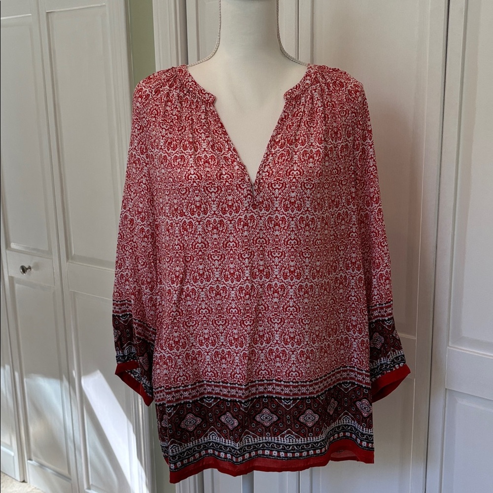 Ava Christine Patterned Women's Top